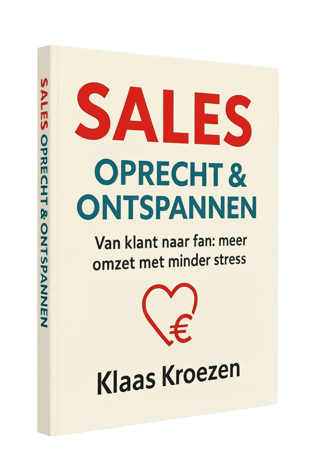 Boek: Sales, Oprecht en Ontspannen door Klaas Kroezen